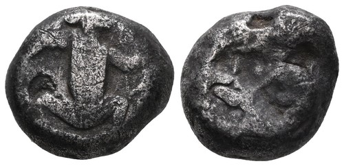 Achaemenid silver siglos - silver,