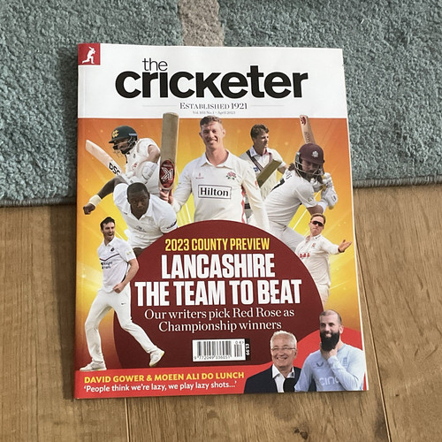 The cricketer magazine - magazine, april