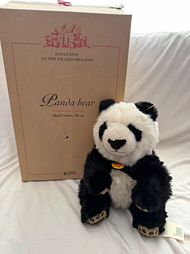 Steiff panda bear - steiff, soft