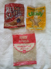 Vintage Crisp Bags x 3  Crispi , St Michael M&S & Tesco