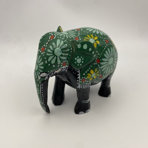 Hand painted indian wooden - hand,