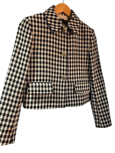 Zara tweed blazer jacket - zara,
