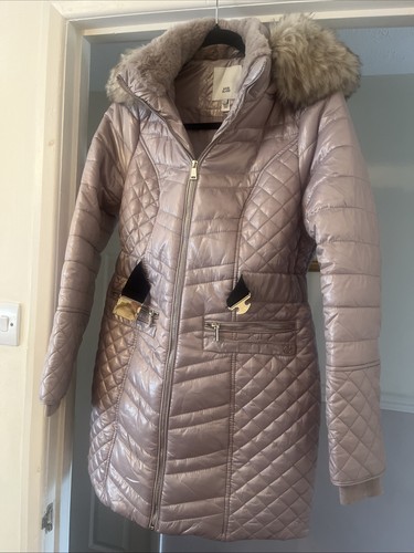River island quilted hooded - river,