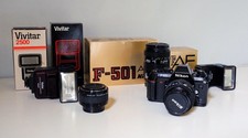 Nikon F-501 SLR Camera + Nikkor 35-70mm f3.3-4.5 AF + Nikkor 70-210mm f4-5.6 AF