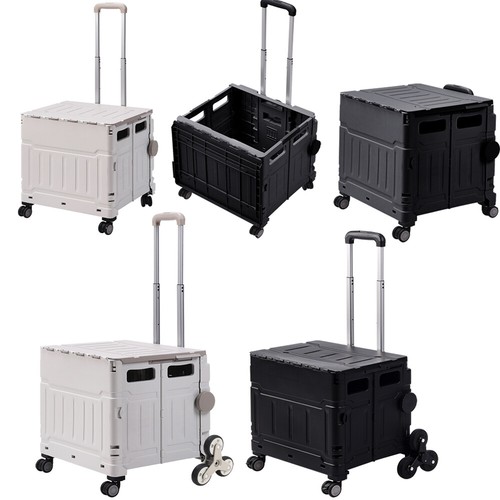 Collapsible trolley cart with - collapsible,