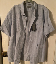 MENS LIGHT GREY STRIPED SHIRT