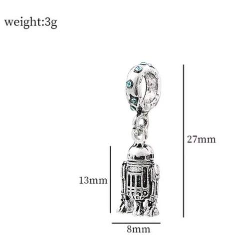 Star wars r2d2 charm - wars,