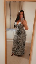 Black and White Maxi Dress H&M