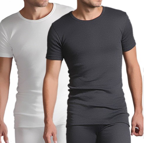 Mens thermal vest white - white, or