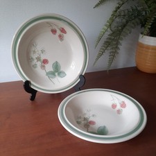 2 x Wedgwood Raspberry Cane
