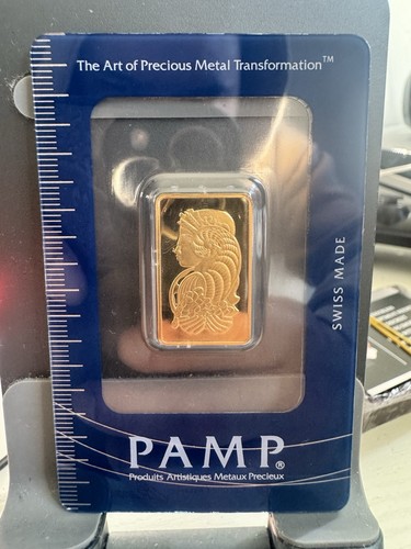 Gold bar 10g pamp lady - bar,