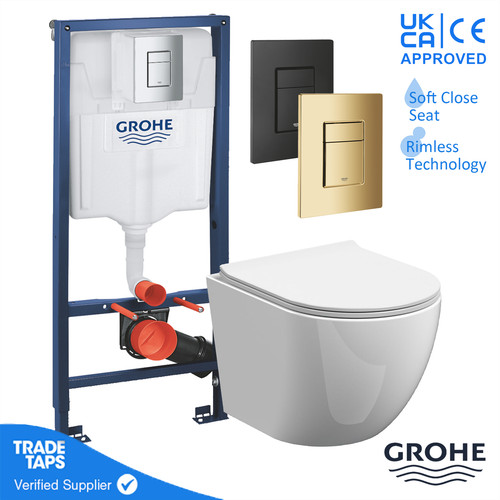 Wall hung toilet - wall,