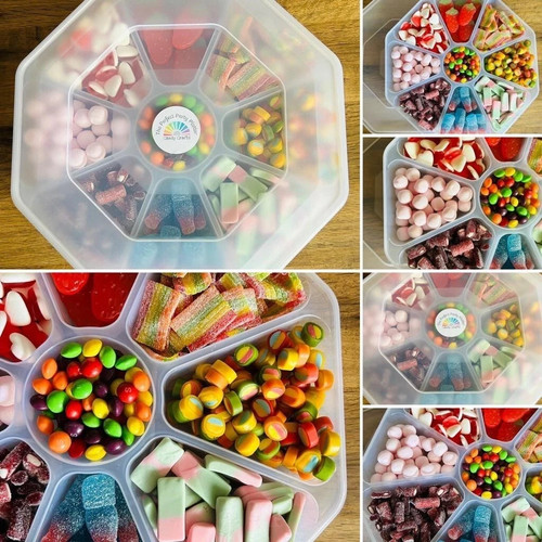Nibbles snack tray - 8, section