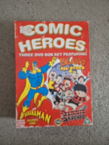 Comic heroes dvd box - comic,