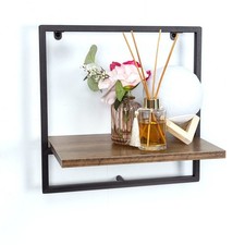 1  Tier Shelf Black Metal