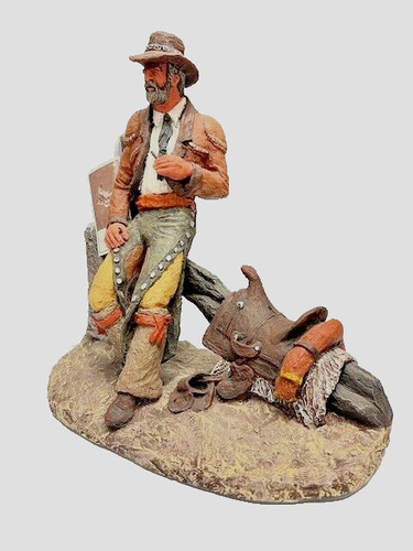 Cowboy statue monfort figurine - cowboy,