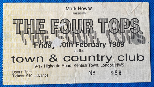 The four tops fri - 10th, feb