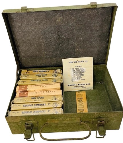 Ww2 army first aid - army, kit