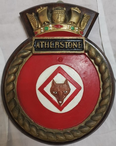 Hms atherstone ship - hms, crest
