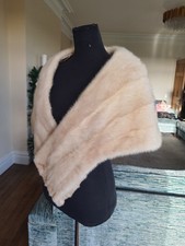 Mink Stole Cape Shawl Scaff