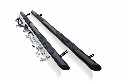Black side bars 4 step - 3", +