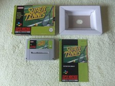 SUPER TENNIS SUPER NINTENDO / SNES GAME * COMPLETE *