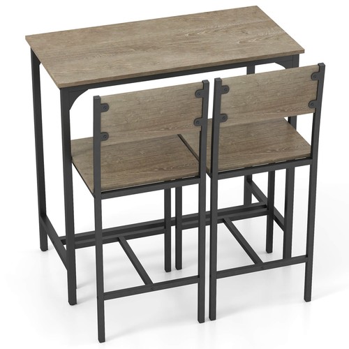 Piece bar table chair set - 3,