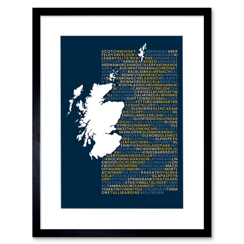 Scotch whisky distilleries map - whisky,