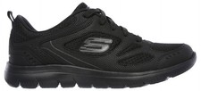 Skechers Womens Trainers Memory Foam Summits Suited Lace Up black UK Size