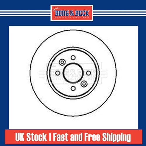 Brake discs pair vented - 2x,