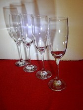 4 Champagne Glasses Flutes