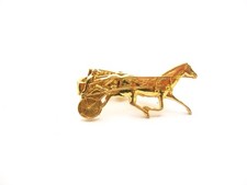 Vintage Sulky Harness Horse