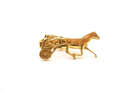 Vintage sulky harness horse - vintage,