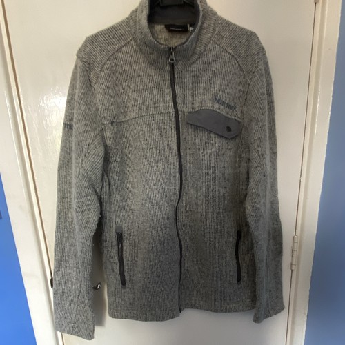 Marmot men grey knit full - men’s,