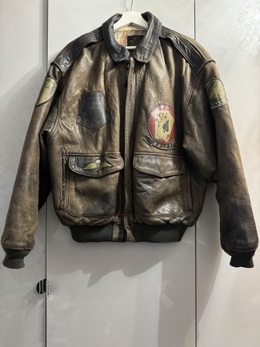 Avirex type leather flight - type,