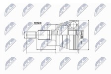 Drive Shaft Joint Kit Fits