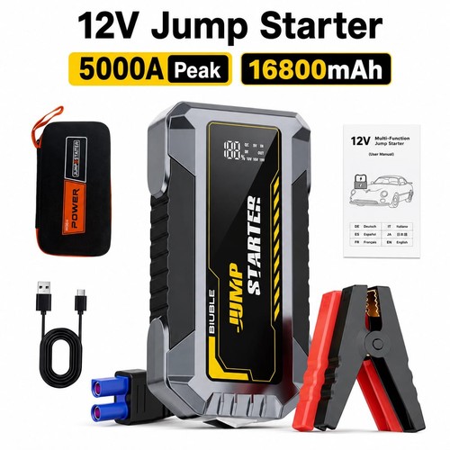 Biuble 5000a car jump starter - biuble,