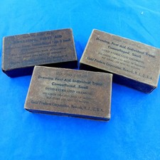 RARE US Army WW2 Individual Troop Field Dressing Bandage First Aid 1940's Medic