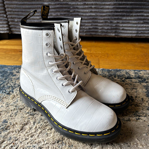 Martens 1460 white croc - 1460,