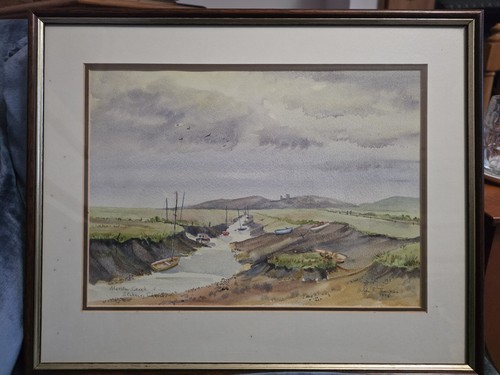 Watercolour painting morston - watercolour, painting,