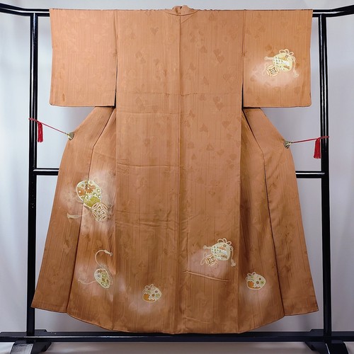 Vintage japanese silk kimono - silk,