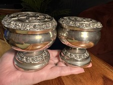 Pair Of Vintage Ianthe Silver