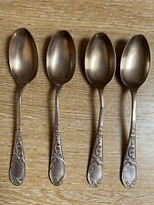 4 x nickel silver spoons