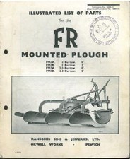 Ransomes FR Mounted Plough