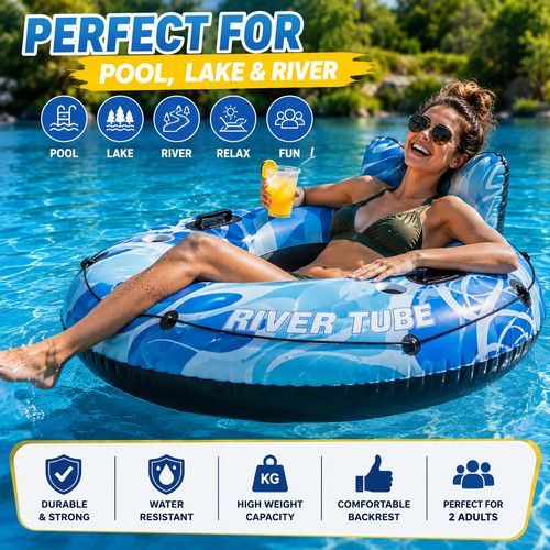 Inflatable river tube - 53",