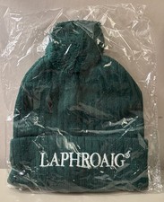 Laphroaig Bobble Hat New - Scotch Whisky Distillery Islay Green Winter Gift
