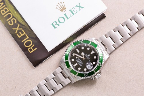 Rolex submariner 16610lv green - submariner,
