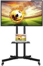 Mobile Floor Standing TV Trolley Cart Mount Bracket TV Stand for 32 - 75 Inch TV