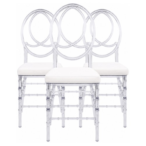Set clear acrylic - of,