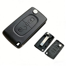 2 Button Flip Car Key Fob Case
